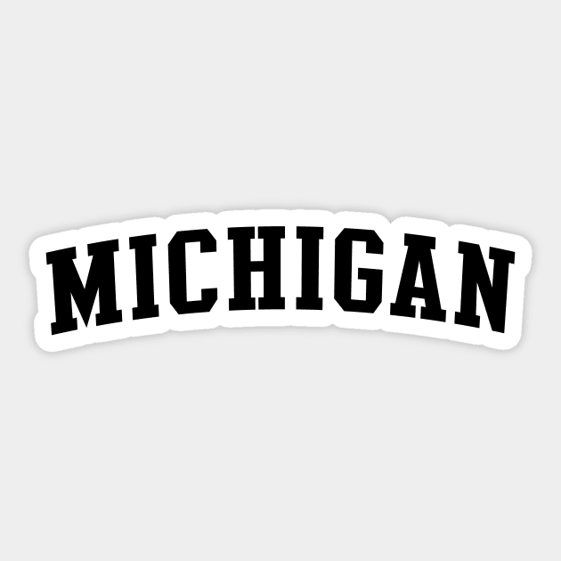 Michigan T-Shirt, Hoodie, Sweatshirt, Sticker, ... - Gift Sticker by Novel_Designs